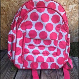 HER Deluxe Backpack in Coral Mod Dot